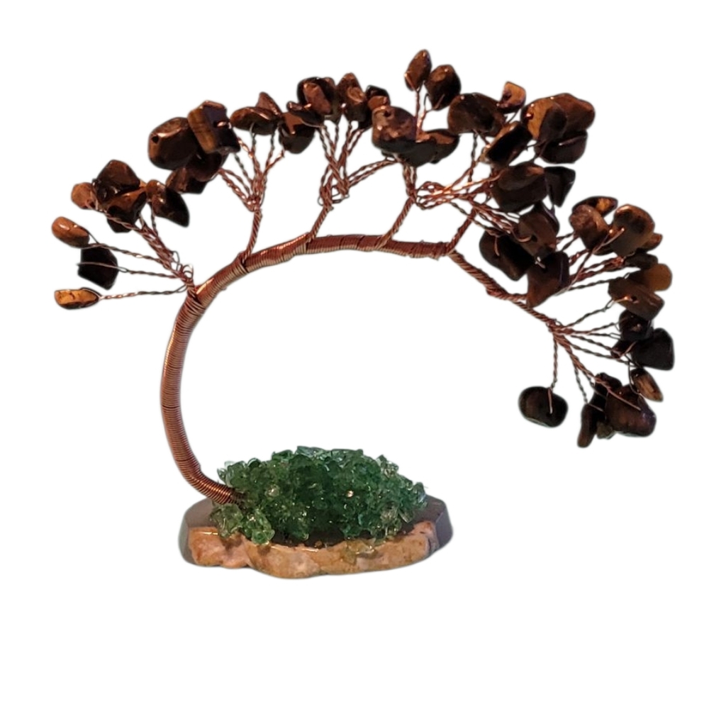 Tiger's Eye Crystal Tree